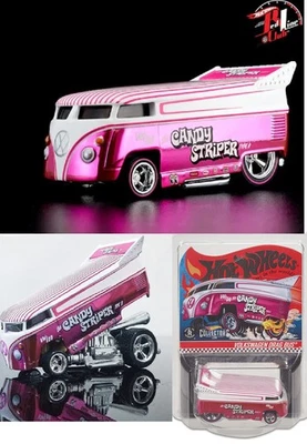 HOT WHEELS RLC VW T1 CANDY STRIPER DRAG BUS REDLINE RR LIMITED - 1 of 20000 - Bild 1 von 4