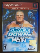 WWE Smackdown Here Comes The Pain Greatest Hits Playstation 2 PS2 Complete CIB