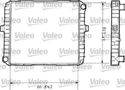 VALEO 731782 RADIATORE RAFFREDDAMENTO MOTORE NUOVO