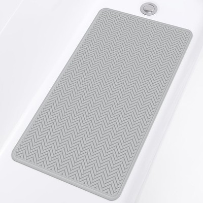 Bathtub Mat Non Slip, 27'' x 17'' Bath Mat for Tub, Machine Washable Shower Ant...