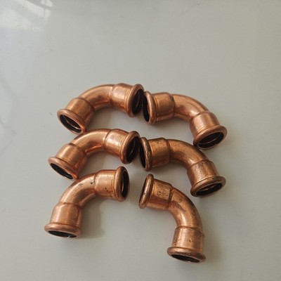 6 x VSH XPress Kupfer Fittinge 22 mm Winkel Menge 6 Pressfit S12 - siehe Beschreibung
