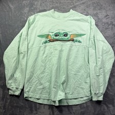 Disney Star Wars Spirit Jersey XL Baby Yoda Grogu Green Unisex Mandalorian