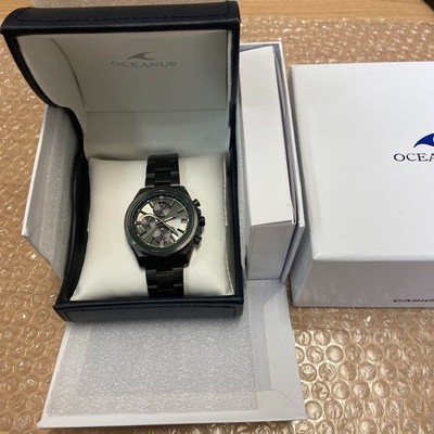 CASIO Oceanus OCW-T4000BA-1A3JF Solar Radio Men's Watch Black new