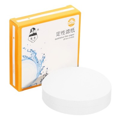 100Pcs 9cm Qualitative Filter Paper Circles, Fast Speed Round Lab Paper