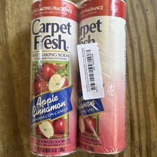 Paquete de 2 alfombras frescas y desodorantes para habitaciones con bicarbonato de sodio, 14 oz. Apple Cinnamo