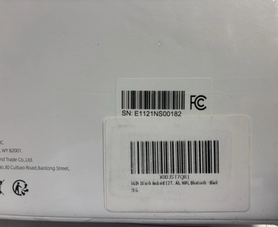 SGIN E10P Android 12 Tablet 2GB RAM 32GB ROM 10.1 Inch 1.6Ghz, A133 - Sealed - Image 4 of 4