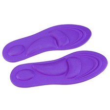 Purple Women Orthotic Insoles Flat Feet Arch Support Memory Foam Insole Shoe WT