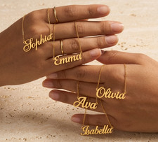 Personalised name necklace - customise - perfect gift - great for birthdays etc.