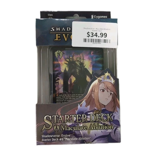 Shadowverse Evolve Maculate Ablution Starter Deck 06