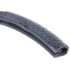 RS PRO 6191506 PVC Black Sealing Strip 65.6'x0.37"x0.26"