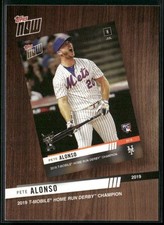 2020 Topps #TNR-6 Pete Alonso Topps Now Review 2019