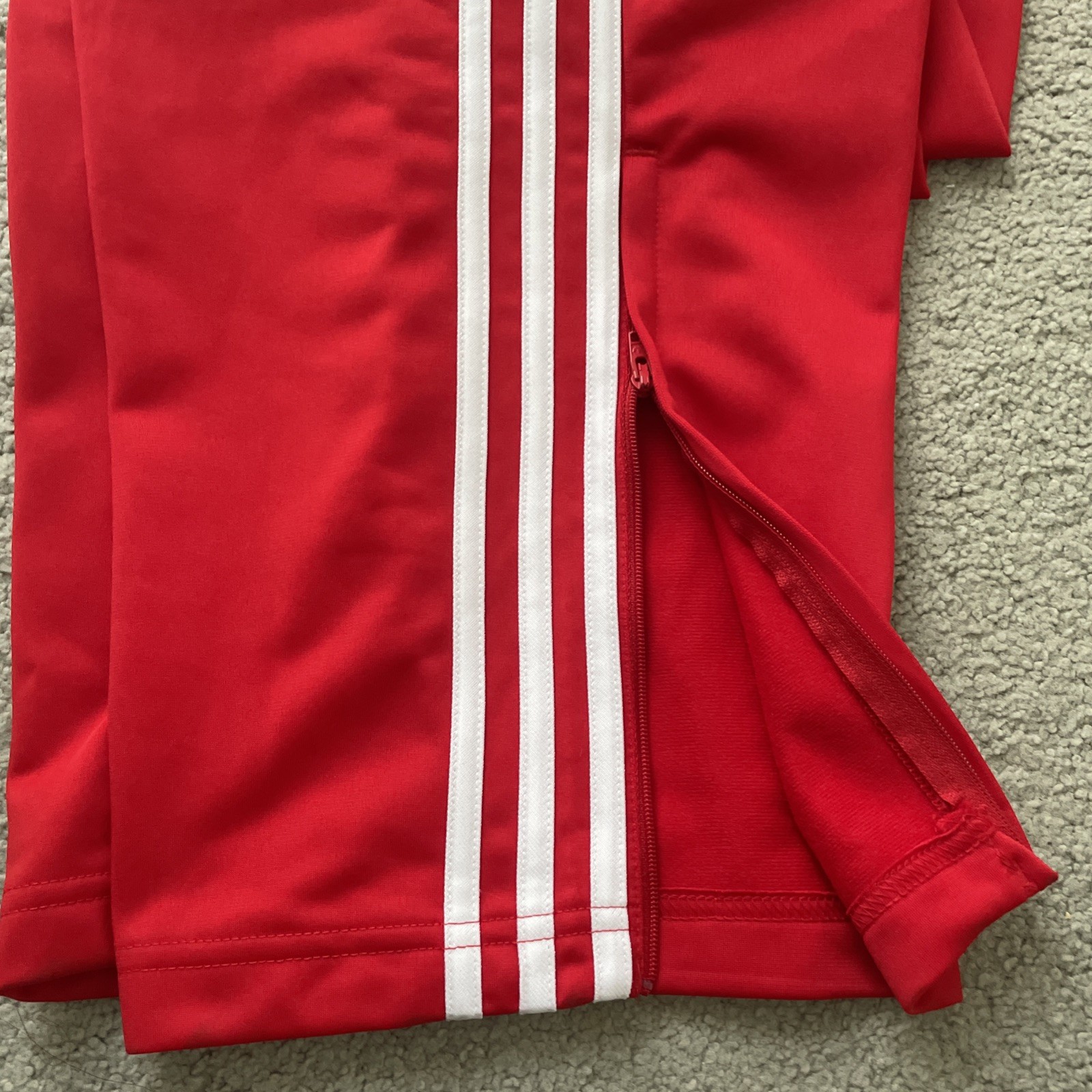 ADIDAS Original Firebird  Track Pants Men’s XL IJ7057 Red White Zip Pockets NWT