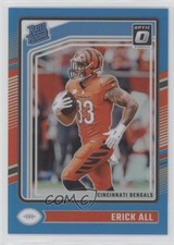 2024 Panini Donruss Optic Rated Rookie Aqua Prizm 110/299 Erick All Jr #233 1nn1