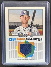 2026 Topps Heritage Brandon Lowe Clubhouse Jersey #CCR-BLO Rays