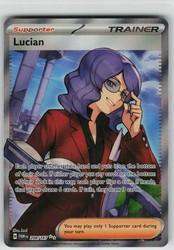 Lucian 208/167 Ultra Rare Twilight Masquerade Full Art Holo