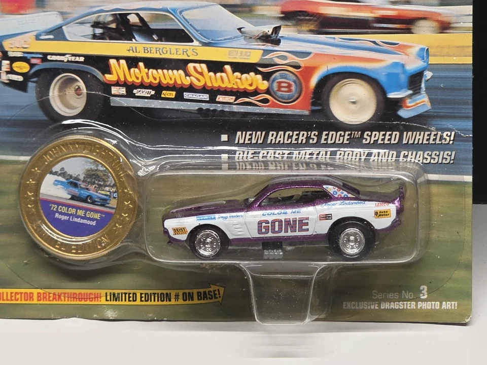 Johnny Lightning USA Dragsters & Muscle Cars Limited Edition / Cragar Mags / New - Image 4 of 4
