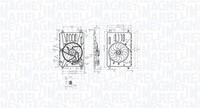 LüFter MotorküHlung Magneti Marelli 069422857010 12V 372W 385Mm FüR Ford Mondeo