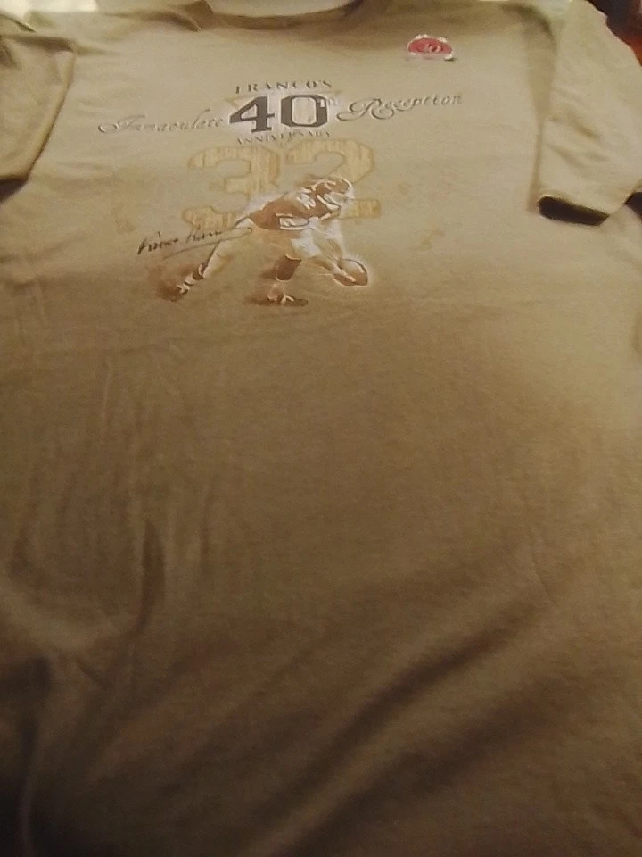 Camiseta Franco Harris "40 Aniversario Inmaculada Recepción Steelers Hombre L Foto 4 de 4
