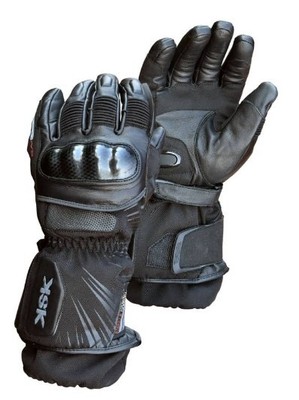 KSK Winterhandschuhe Motorradhandschuhe für den Winter ALASKA002 Leder Nylon