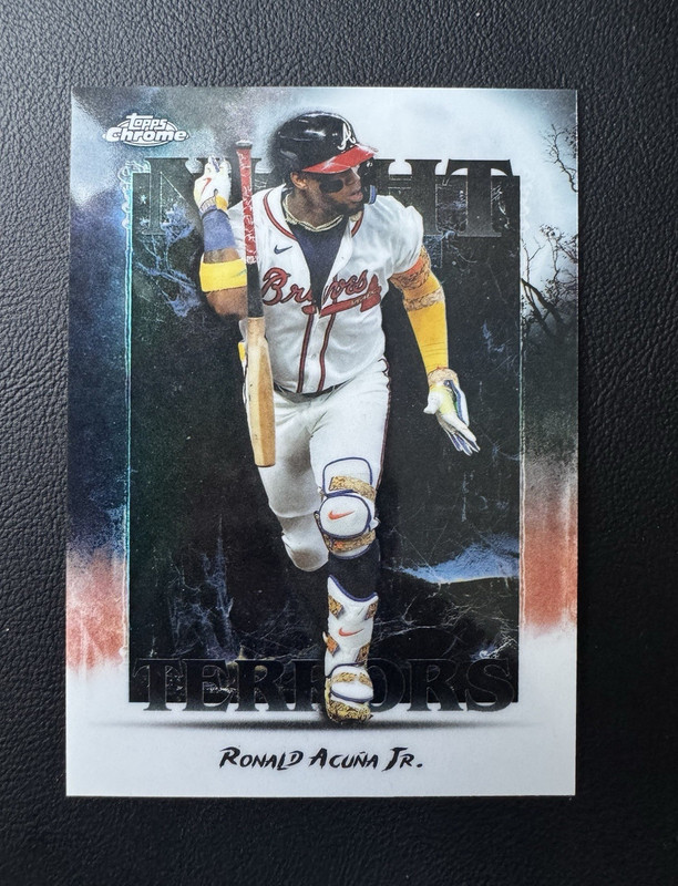 Topps Chrome Update Series 2025 Ronald Acuña Jr. Night Terrors #NT-3 Braves