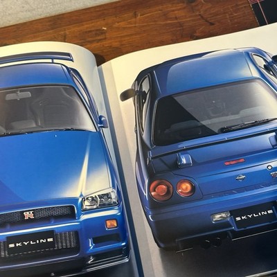 Nissan Skyline R34 GT-R V-Spec N1 - SET of 2 Catalog Brochure