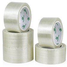 Heavy Duty Filament Tape 2 Inch x 25 Yds Clear Reinforced Strapping Packing