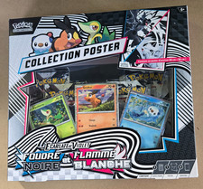 Pokémon Coffret Poster EV10.5 Foudre Noire Flamme Blanche Officiel Neuf Scellé