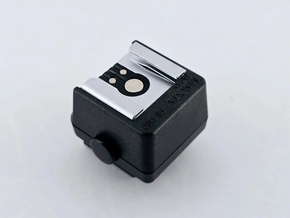 🌸[Excelente COMO NUEVO] Adaptador de zapata caliente unidad flash original Minolta FS-1100 de JAPÓN Foto 2 de 4