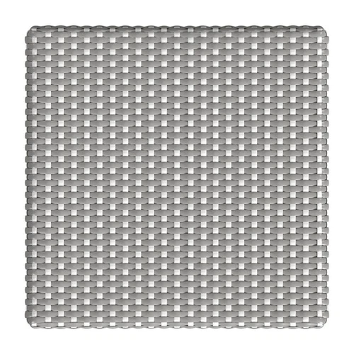 Butler Specialty Company Riviera Square 24"H  Rattan Counter Stool - Gray/White - Picture 6 of 7