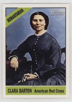 2009 Topps Heritage American Heroes Edition Clara Barton #73 Rookie RC 1md
