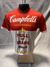 Canari Campbell's Condensed Full of Beans Soup 3/4 Zip Cycling Jersey Medium