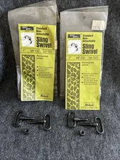 Pair of Uncle Mikes Standard Non-Detachable Sling Swivels # 1031  MP 130 -1"