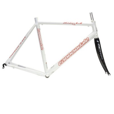 Cannondale Six13 Road Bike Frame and Fork 56cm White/Red Used | eBay