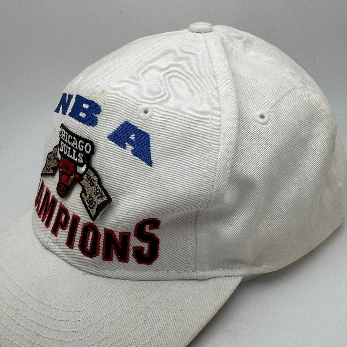 Vintage Chicago Bulls NBA Champions Hat Snapback 90s Michael
