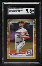 2020 Bowman Chrome Prospects Gold Refractor 15/50 Jordan Balazovic SGC 9.5 0c6