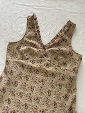 Vintage Express Compagnie Intl Floral Mini Dress 70s Boho Stagecoach Sz 11/12