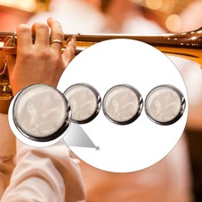 3 Pieces Trumpet Valve Caps Parts Repairing Improve Accuracy Diameter 17mm