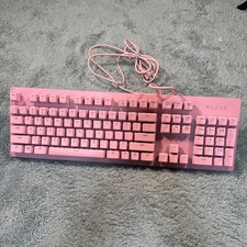 Razer Huntsman Pink Full Size Mechanical Wired USB Gaming Keyboard English Pink