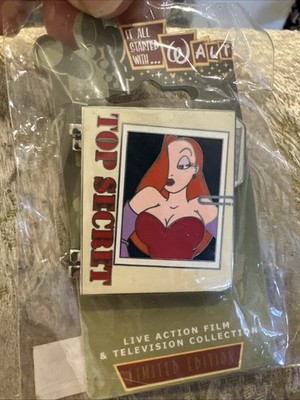 Disney It All Started With Walt Event Jessica Rabbit Top Secret Pin LE 1000