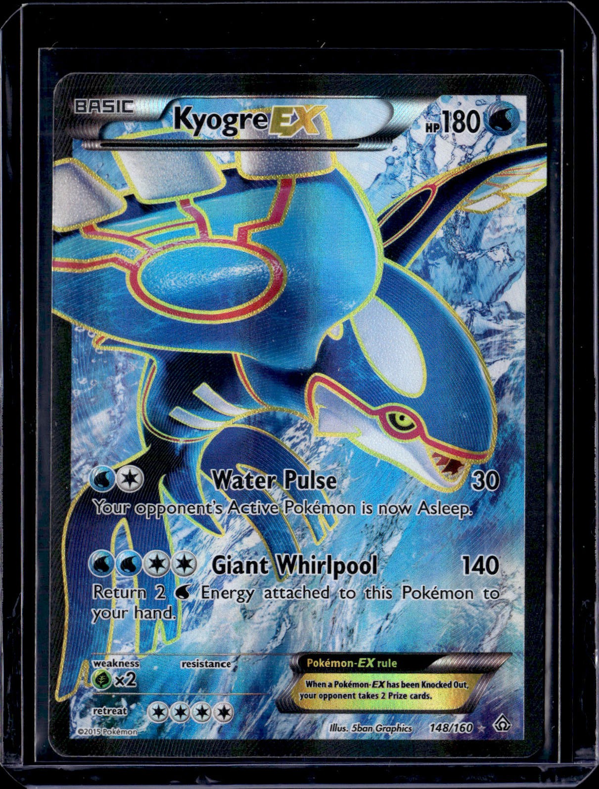 Pokemon XY - Primal Clash Kyogre EX (148 Full Art) 148/160
