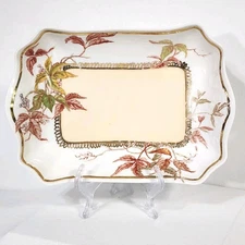 Charles Field Haviland Limoges Serving Dish CFH Signed GW Hunt  C.1889