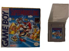 Super Mario Land Nintendo Game Boy With Box And Plastic Insert Tested See Pics