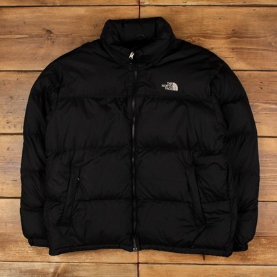 The North Face Nuptse Puffer Jacket XL Herren schwarz isoliert Winter Daunen