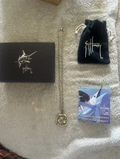 Guy Harvey Snook Necklace(.925 Silver Pendant W/ 18” Stainless Chain)