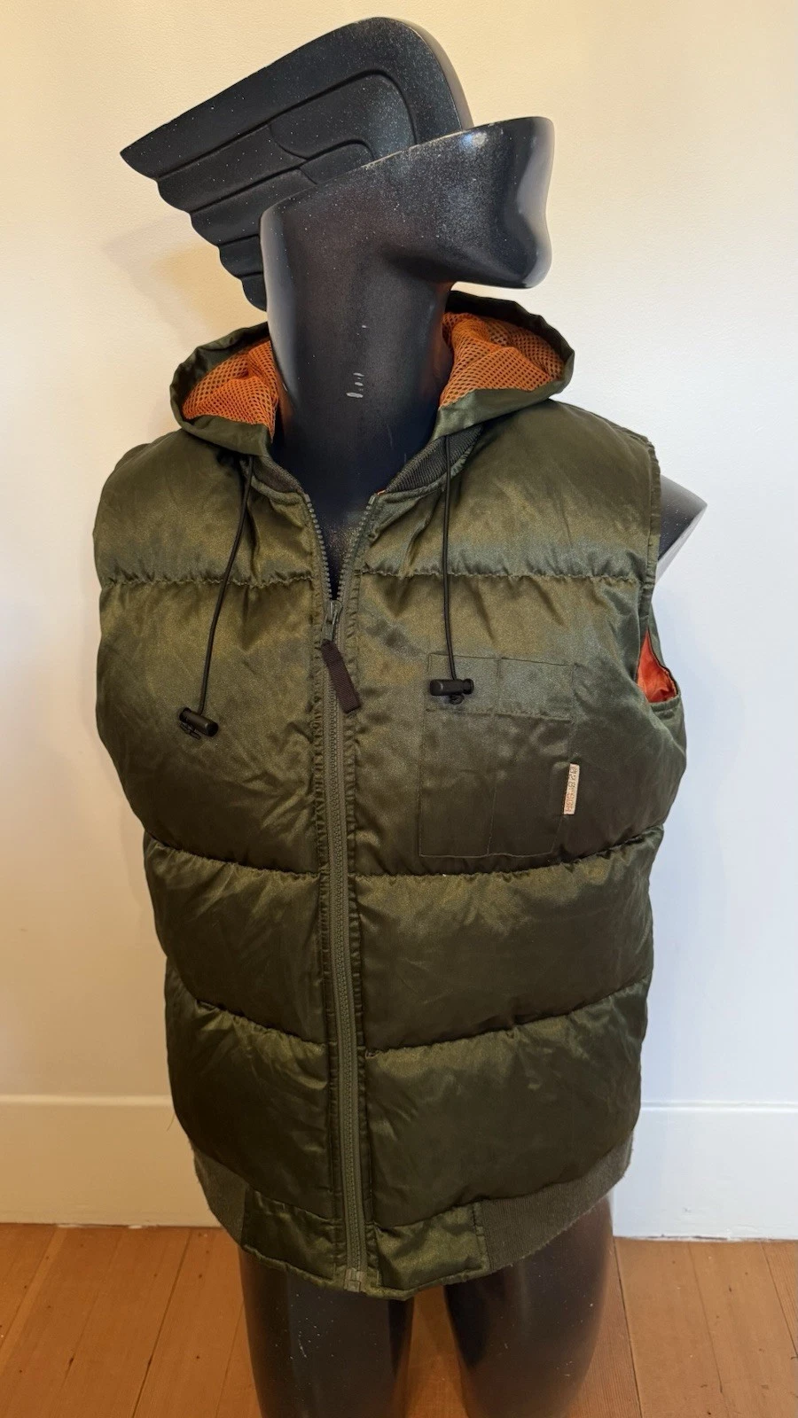 Vintage Harajuku Streetwear Puffer Vest XL Sugar Brand 90’s Surplus Down Filled image 11