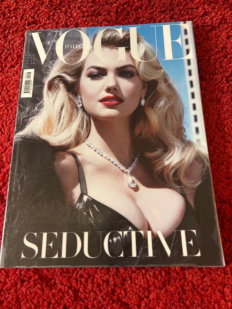 Vogue Italia November 2012 Kate Upton Cover Steven Meisel Seductive Issue