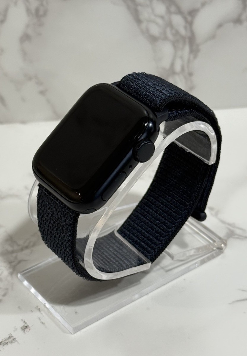 Apple Watch SE 2nd Gen 40mm GPS Midnight Case w Ink Sport Loop