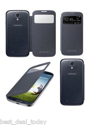 Samsung S4 Case OEM Samsung S-View Flip Cover Pouch Folio