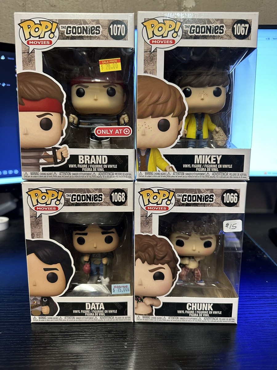 Funko Pop Movies The Goonies 4 Pack -Data, Chunk, Exclusive Funko Pop Movies The Goonies 4 Pack -Data, Chunk, Exclusive