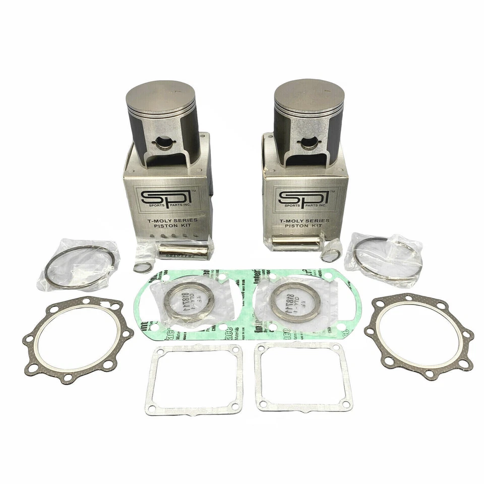 Nuevas juntas superiores de pistones STD SPI de 72 mm 1999-2001 Yamaha Phazer 500 PT VT Foto 2 de 2